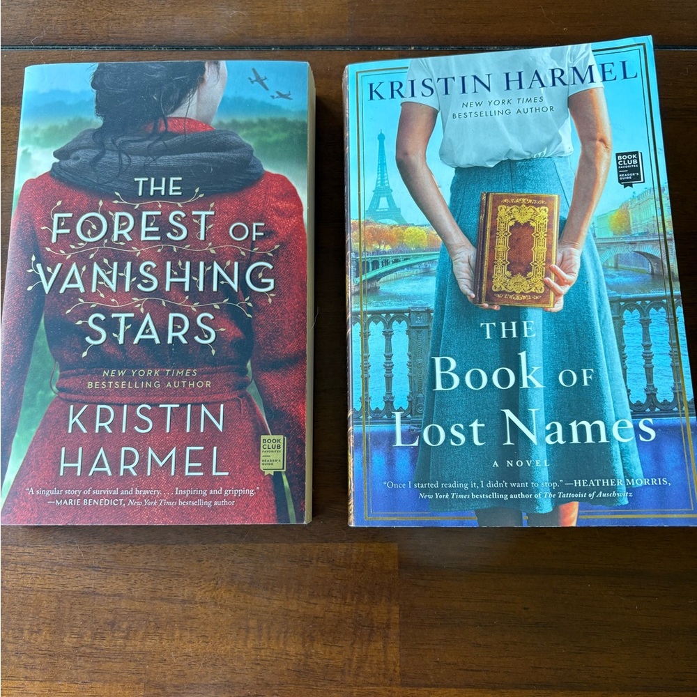 The Forest of Vanishing Stars and The Book of Lost Names by Kristin Harmel